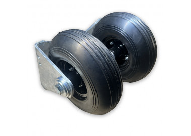 Rouleaux De Remorque De Bateau Avec Supports, Kit D'assemblage De Rouleau De Quille De 20,3 Cm, En Acier Galvanisé Et Caoutchouc Pour Remorque De Bateau