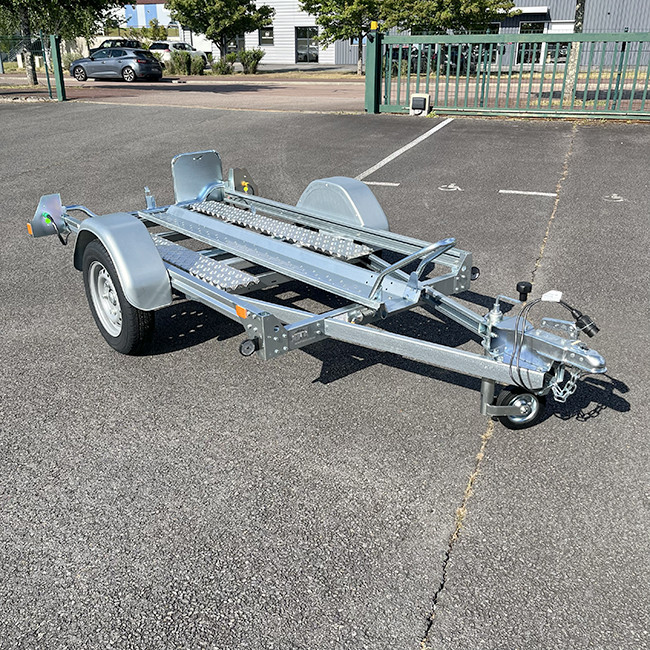 Porte-moto basculant Erdé PMB 751 225x116cm PTAC 750kg Porte-moto basculant Erdé PMB 751 225x116cm PTAC 750kg