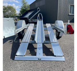 Porte-moto basculant Erdé PMB 751 225x116cm PTAC 750kg