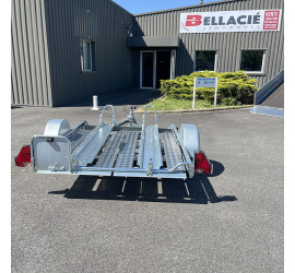 Porte-moto basculant Erdé PMB 752 225x158cm PTAC 750kg