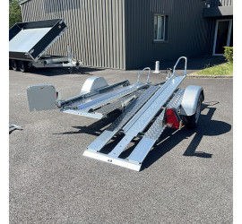 Porte-moto basculant Erdé PMB 752 225x158cm PTAC 750kg