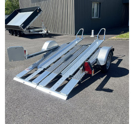 Porte-moto basculant Erdé PMB 752 225x158cm PTAC 750kg