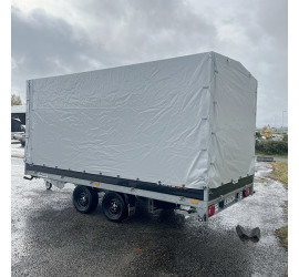 [OCCASION] Saris PL 406 204 2000 2 - 406x204cm PTAC 2000kg "Black Edition" avec bâche 180 cm