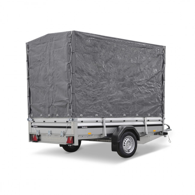 Bâche haute 150cm avec arceaux pour Brenderup 2300 larg. 153cm