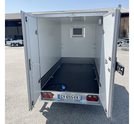 [DÉSTOCKAGE] Remorque frigorifique 247x127cm PTAC 750kg
