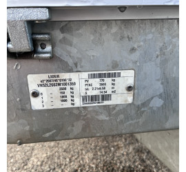 [OCCASION] Plateau basculant 505x215cm PTAC 3500kg